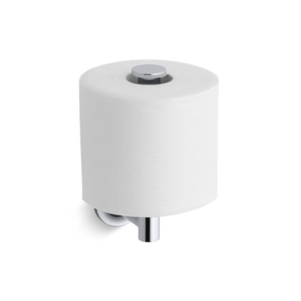 NWT Purist Vertical toilet paper holder K-14444 Polished Chrome BRAND NEW - Picture 2 of 14